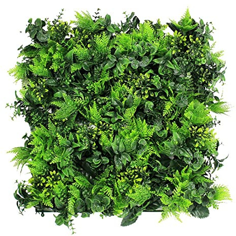 4pcs 20x20 Artificial Grass Wall Panels, Greenery Backdrop Décor