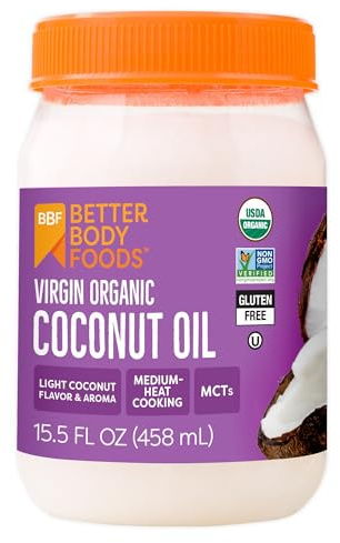 Better Body Foods and Nutrition Better Body Extra Virgin Coconut Oil 458 ml (Organic)