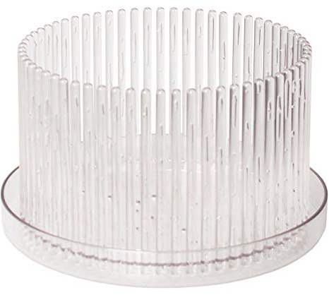Orchitop L-Set - Design Orchideentopf inkl. Untersetzer für alle Orchideen, Farbe transparent