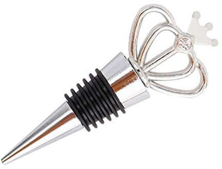 1pc Crown Wine Stopper Bottle Stopper Bottle Sealing Plug Stopper Beverage Bottle Stopper Metal Wine Bottle Stopper Bottle Sealing Stopper Wine Pump Wedding