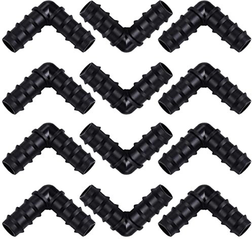 Irrigation Connection Kit per pantaloni, set da 12 pezzi, connettore angolare, connettore per pantaloni per sistema di irrigazione da 16 mm