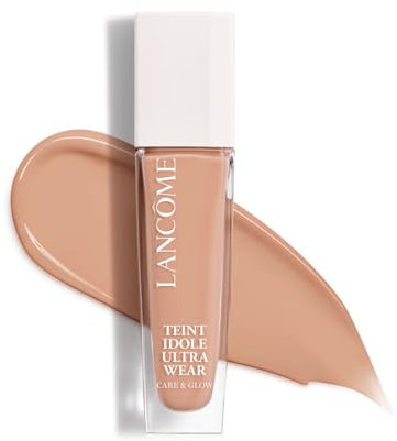 Lancôme Teint Idole Ultra Wear Care & Glow Foundation 330N, feuchtigkeitsspendende Foundation in Beige mit natürlichem Glow-Finish, bis zu 24h Halt, geeignet für alle Hauttypen, 30ml