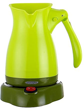 FairUo Kettles, for Boiling Water, 5L Coffee Pot Maker for Kitchen Heaters Stove Hot Cooker Plate Milk Water Coffee Tea Heating Kettles Home Office Boil-Dry Protection, Stainless/Green