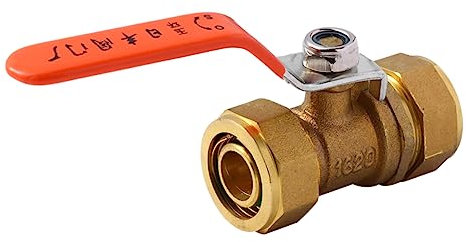 HEMOTON Warmwasserbereiterschlauch Ferrule-Kugelhahn wasserhahn Messing Kartenabdeckung Absperrventil Schlauch Hochdruckschlauch