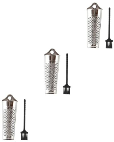 TOPBATHY 3 Pz Grattugia Per Frutta Grattugia in Acciaio Inox Grattuggia Per Verdure Noce Piccoli Strumenti