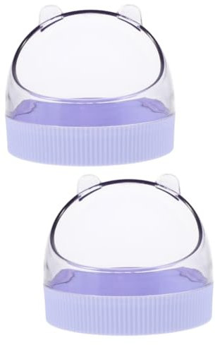INOOMP 2stücke Acryl-hamsterfutternapf Mit Praktischer Hängevorrichtung Sicherer Futter Und Trinknapf Für Hamster Und Meerschweinchen Und Langlebig Für Kleintiere