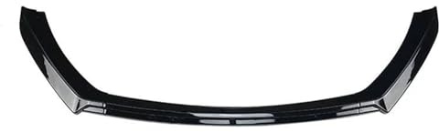TYUMGXIAO Auto Becquets Avant pour Seat Leon 3 MK3 5F 2012 2013 2014 2015 2016, Voiture Anti-Collision Lame Séparation Inférieure Pare-Chocs Protection Accessoires,A/Gloss Black