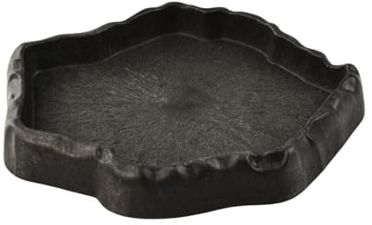 Reptilien Wasserschale, Reptilien Futterstation Harzfelsen Reptilienfutter und Wasser-Futternapf, Reptile Rock Feeder Bowl Schildkröte Eidechse Harz Water Bowl Reptile Terrarium Food Dish (S)