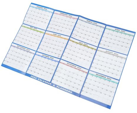 FUNOMOCYA 1satz Wandkalender Abwischbarer Hängender Monatskalender Doppelseitiger Großer Wandkalender Für Zuhause Und Büro Einfach Zu Klare Druckqualität Viel Für Notizen