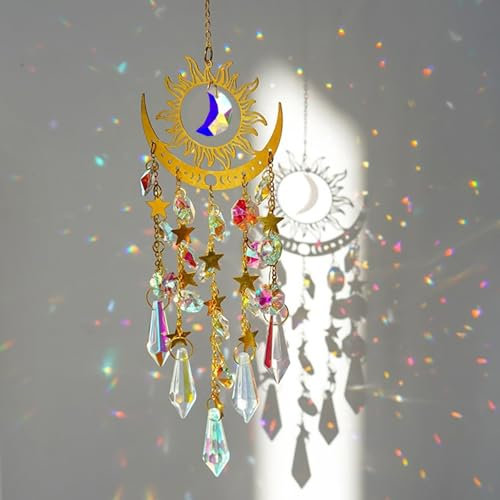 yufana Acchiappasole Cristallo, Ragazza Regalo, Regali Per Mamma, Acchiappasole, Finestra Del Catcher Del Sole, Crystal Tipant Window House Garden Decorazione Del Matrimonio Di Natale