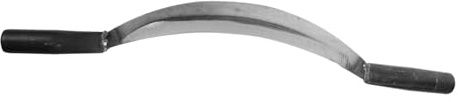 HYTROVE Strumento Per Raschiare Corteccia in Acciaio Manganese Curvo Rigido e Antiscivolo Utensile Da Giardino Leggero e Multifunzionale Per Pelare e Rimuovere Corteccia Aiuole e Alberi