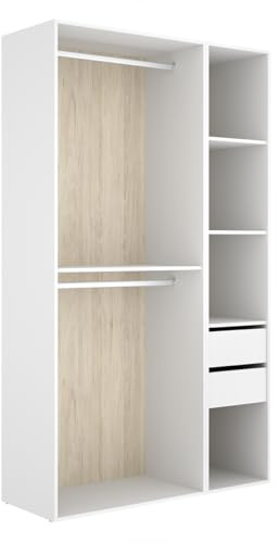 DEKIT Grupo RIMOBEL-Conjunto Armario-VESTIDOR con Trasera Reversible