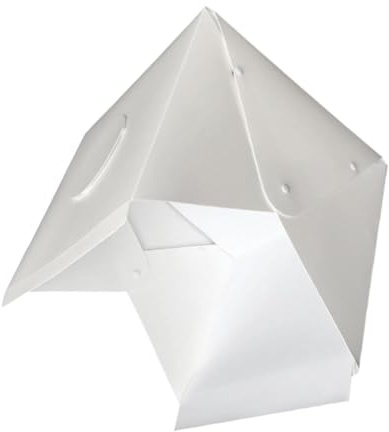 LOLIPPYY Scatola Fotografica Portatile LED 40cm, Light Box Professionale Leggera Doppia Barra Luminosa e Doppio Sfondo Colorato per Esposizione Prodotti Piccoli, per Fotografia di Gioielli