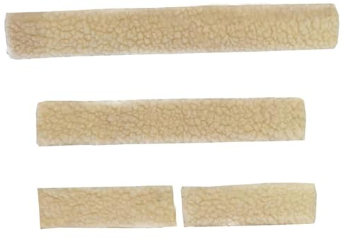 Fiocias Copri Capezzina Cavallo in Peluche Fodere Imbottite Protettive per Nasello E Guance Accessori Antisfregamento Cavallo Adatti per Addestramento, Albicocca