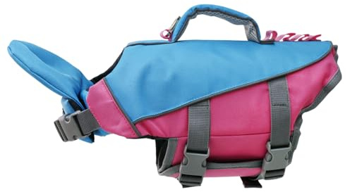 Chaleco Salvavidas para Perros | Flotador con Protección Antiasfixia - Chaleco Salvavidas Reflectante para Perros,para Razas pequeñas Grandes Exteriores Camping Piscina Playa Lago río