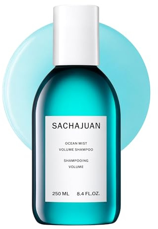 SACHAJUAN Ocean Mist Volume Shampoo | Lightweight Formula for Texture & Natural Movement | Gentle Daily Cleanse for Fuller, Thicker-Looking Hair | Vegan & Paraben-Free | 8.4 fl oz