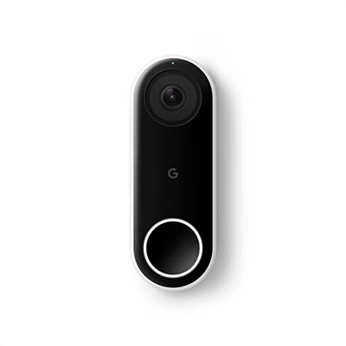 Nest Hello Black Door Bell, Black and Silver Nest Door Bell