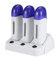 Electric Wax Heater Waxing Warmer Machine, Cartridge Wax Roller Environmental Wax Electric Wax Roller Heater for Hair Removal (Three seats)