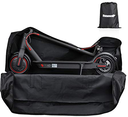 SUNELFFY Electric Scooter Carrying Case - Foldable E-Scooter Storage Transport Bag - Heavy Duty for Mijia M365 /M365 Pro Xiaomi Segway (Black)