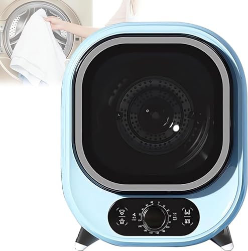 CYMYYDS Asciugatrice Ventilata 5 kg, Mini Condensatore Compatta 450 W, Elettrica Portatile Centrifuga, per Appartamento, Casa, Dormitorio, Blue