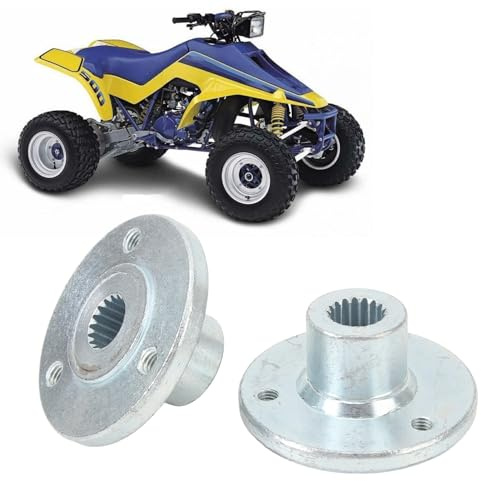 17T 3 Bolzen Hinterradnabe, Paar Hinterachsradnabe aus Wellenstahllegierung, Passend für Quad Bike ATV Dune Go Kart mit 5-Zoll-Reifen