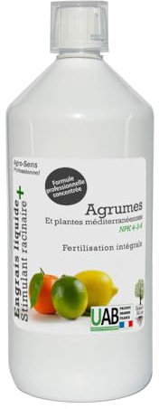 Nutri Agrumes - Engrais Liquide pour Agrumes - 1 Litre (500 litres de préparation)