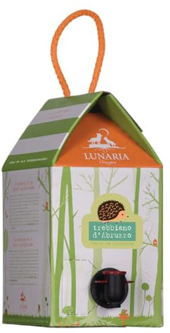 Vino Bianco Trebbiano d'Abruzzo DOP Lunaria Orsogna Biodinamico Demeter Vegan in Bag in Box da 3 Litri 2025