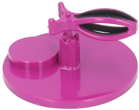 Support de Porte-Bouteille de Vernis à Ongles, Support de Vernis à Ongles avec Pince Réglable, Outils D'affichage de Manucure de Support de Vernis à Ongles (Plastique)