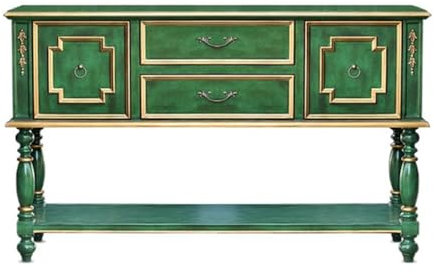 EINES Sideboard-Buffetschrank Nordic Country Veranda Schrank Massivholz Alten Flur Lagerschrank Küche Lagerung Dekoration Sideboard Küchenbuffet-Aufbewahrungsschrank