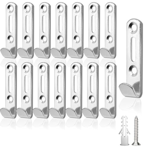 Ganchos para Lona 20 Uds Lona Remolque de Fijación 2 Agujeros Ganchos para Red de Remolque 54 X 12 mm Ganchos Tensores Accesorios para Lona de Camping