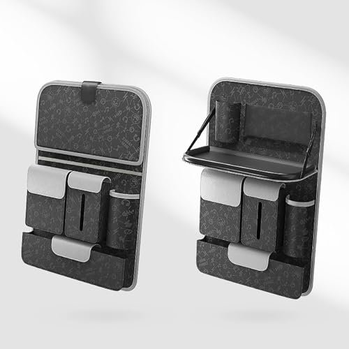 SFGTY 2pcs Autositz Organizer für Volkswagen VW T-ROC Crossover Up! Wasserdicht Auto Rückenlehnenschutz Kinder Rücksitz Organizer für Auto Rückenlehnenschutz und Organizer,A