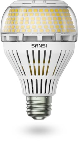 SANSI Lampadina LED E27 Bianco Freddo Potente 5000 Lumen, Lampadina LED 30W 5000K (Equivalente Lampadina a Incandescenza 450W) Non Dimmerabile per Illuminazione Interna (Angolo di Rotazione 270°)