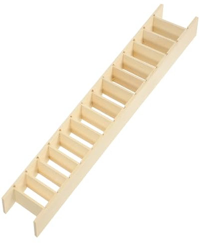 Milisten Miniatur Holzleiter Für Puppenhaus Dekorative Treppe Als Gartenornament Für Mini-häuser Realistische Nachbildung Fördert Kreativität Und Rollenspiele