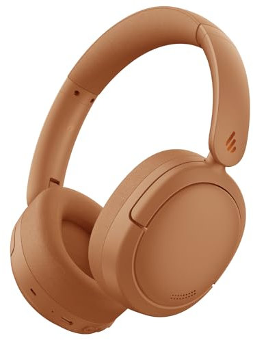 Edifier V80 Casque Bluetooth sans Fil avec ANC -44 DB, Son Haute Résolution, EQ in App, Autonomie 45h, IA Annule Bruit Appels, Charge Rapide, Pliable, Connexion multipoint - Marron