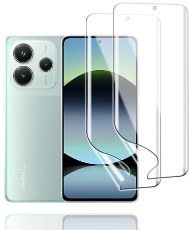 KoasVonson Film de Protection pour Xiaomi Redmi Note 14 5G/4G, 2PCS Protection Ecran en Hydrogel HD Transparent Flexible TPU Protections d'écran, Film hydrogel Anti-Rayures