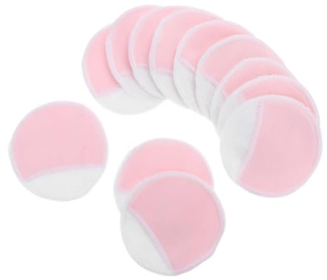 FRCOLOR 12stücke Waschbare Makeup Entferner Pads Aus Bambusfaser Sanfte Wiederverwendbare Abschminktücher Für Empfindliche Haut Für Tägliche Gesichtsreinigung Und Make-up Entfernung