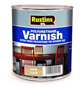 Rustins Polyurethane Varnish Clear Satin 1L