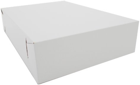 Southern Champion Tray 1035 Premium Clay Coated Kraft Paperboard White Non-Window Sheet Cake and Utility Box, 19 Length x 14 Width x 5 Height (Case of 50)