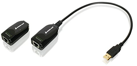 IOGEAR GUCE62 Adaptador de Cable USB RJ-45 Negro - Adaptador para Cable (USB, RJ-45, Male Connector/Female Connector, 0,305 m, Negro)