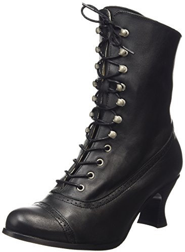 Stockerpoint Damen 4490 Kurzschaft Stiefel, Schwarz Nappa, 37 EU