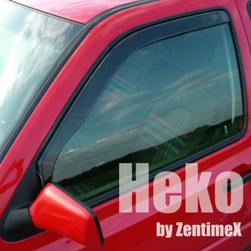 ZentimeX Z901973 Windabweiser Regenabweiser Acrylglas dunkelgrau für VORNE