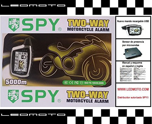 SPY 5 000 m motorcykelalarm med rörelsesensor i mikrovågsugn