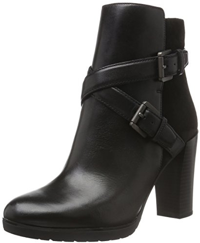 Geox D Raphal A - Stivaletti Donna, Nero (Blackc9999), 36 EU