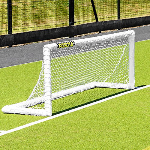 FORZA But de Hockey sur Gazon en PVC – Poteaux 2,4m x 0,8m Imperméables & Autoporteurs