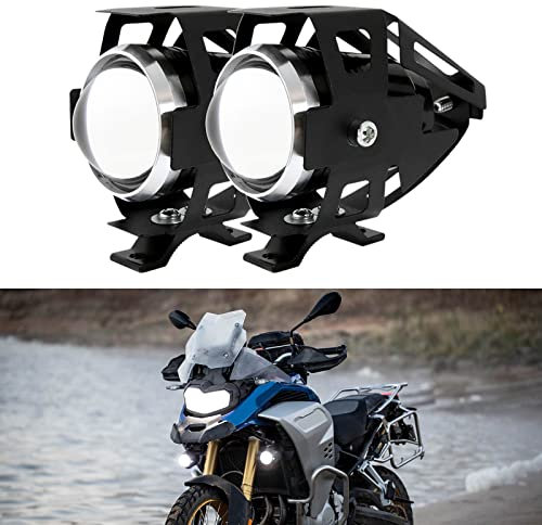 DREAMIZER Faretti Led Moto 10W 3000LM U5 Luci Anteriori per Moto LED Fendinebbia Faretto DRL Luci Moto Universali 2PZ
