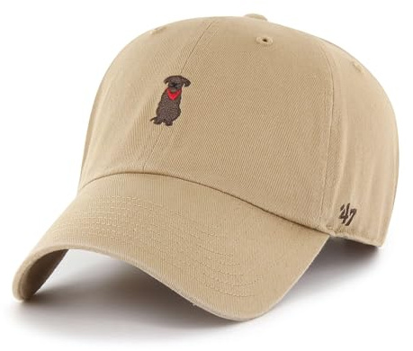 47 Hund Cap Clean Up Kappe Dog Mum Dog Dad verstellbar unstrukturierte Krone Tier gebogener Schirm