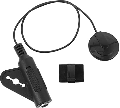 Toyvian Gitarren Tonabnehmer mit Abs Material für Akustikgitarre und Ukulele Einfache Installation und Rückkopplungsfreie Piezo Wandler für Musikinstrumente