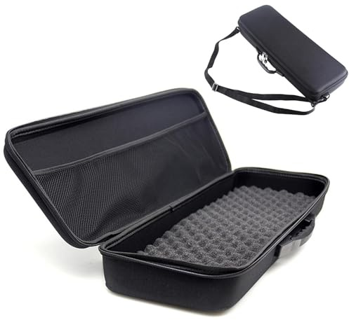 Angelruten-Tasche, Angelruten-Hartschalenkoffer - Angelruten-Koffer, Angelzubehör-Tragetaschen | EVA-Hartschalen-Aufbewahrungstasche mit hoher Kapazität und Griffen für Angelruten und Rollen