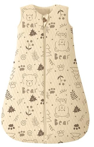 Looxii Schlafsack Baby Winter Baumwolle 2.5 TOG Warm Winterschlafsack Weich Babyschlafsack Neugeborene im 12-18 Monaten Perfekte für Herbst Winter