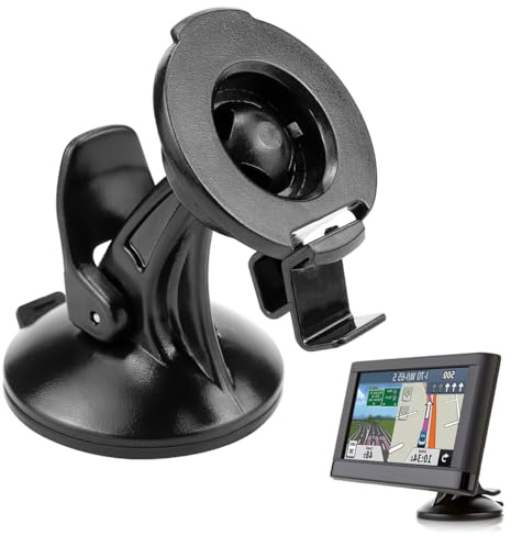 FERCAISH Adjustable Suction Cup Mount, Dashboard Car Holder, GPS Holder, Suction Cup, Black, Replacement Car Mount for Mobile Phones Navigator